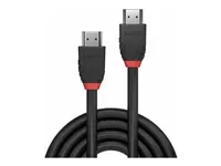 Lindy Black Line - Ultra High Speed - kábel HDMI s Ethernetom - HDMI samec na HDMI samec - 2 m - trojitá izolácia - čierny - okrúhly, podporuje 8K 60 Hz (7680 x 4320)