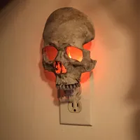 Skull Totenkopf Teelicht Teelichthalter Kerzenständer Kerze Gothic