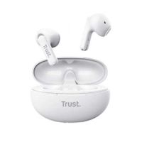 Trust Yavi Kopfhörer True Wireless Stereo (TWS) im Ohr Anrufe/Musik USB Typ-C Bluetooth Weiß