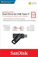 SanDisk Ultra Dual DriveGo 256GB USB Type C Flash SDDDC3-256G-G46