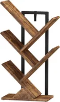 Vicco Bücherregal Fyrk, 34 x 71 cm, Antikholz/Schwarz