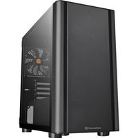 Thermaltake V150 TG - Micro Tower - PC - SPCC - Gehärtetes Glas - Schwarz - Micro ATX,Mini-ITX - 15, Thermaltake