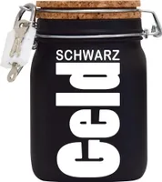 Spardose Geld Geschenk Ideen Schwarz Geld Schwarz Größe L 1 Liter