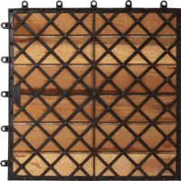 vidaXL Terasové dlaždice 30 ks. Vertikální vzor 30x30 cm akátové dřevo