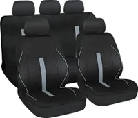 Lampa Speed Schwarze Sitzbezüge und schwarze Polyester-Autositzbezüge