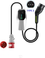 Ladepistole 16A EVSE EU EV Ladekabel Type2 Tragbare Ladegerät Box 11KW ev charger 4m