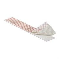 FIXMAN Klett-Klebeband Klettband weiß selbstklebend 4 Rollen Haken und  Flausch