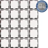 Wechselschalter McPower ''Flair'', 250V/10A, UP, Klemmanschluss, weiß, 20er-Pack