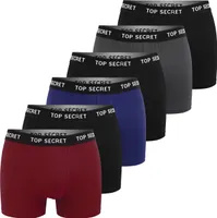 Top Secret Pánske bavlnené boxerky 6 ks veľkosť M