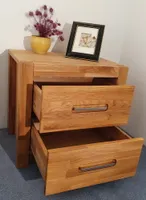 Nachtkonsole Wildeiche Nachtschrank - (4328)