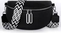 Mofut Schultertasche Damen Bauchtasche Gürteltasche Umhängetasche Crossbody-Bag Hüfttasche, als Schultertasche tragbar mit Verstellbare Schultergurte