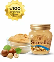 Sarelle Haselnuss Creme Nussaufstrich Brotaufstrich im Glas 350g