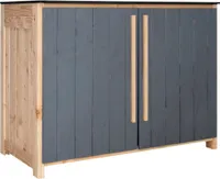 Gartenschrank/Outdoorküche Konsta Typ 603 Douglasie Sideboard Flügeltür 120 x 58 x 92 cm anthrazit