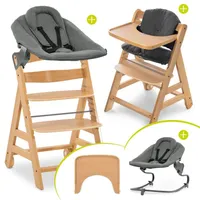 Hauck Alpha Move Natur 5-tlg. Newborn Set - Hochstuhl