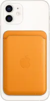 Apple iPhone Leder-Geldbörse California Poppy mit MagSafe