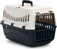 Beeztees Gypsy - Transportbox - creme/anthrazit - 46x31x32 cm