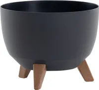 SIENA GARDEN Pflanzgefäß OSLO anthrazit 29 cm