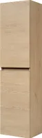 RODAN - Hochschrank, Badmöbel - 35/136/27 CM - Eiche Hell - Badezimmer Hochschrank, Badschränke Hoch, Hoch Schrank Bad