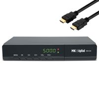 MK Digital HD 610 FULL HD Sat Receiver Scart, HDMI, EPG USB Mediaplayer Astra-Hotbird-Türksat vorprogrammiert