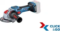 BOSCH Professional GWS 18V-SC Bluetooth Low Energy Modul und X-Look Akku-Winkelschleifer 18,0 V, ohne Akku