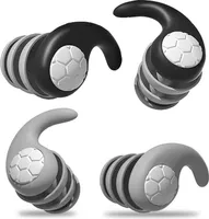 2Paar Ohrstöpsel Zum Schlafen,Weich 3D Shape Schlaf Ohrenstöpsel,Wiederverwendbarer Silikon Alpine,Schnarchgeräusche,Auch für Reisen & Konzentration