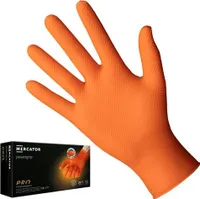 Nitrilhandschuhe „Powergrip“, orange, Gr. XL, 50 Stk