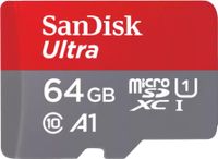 SanDisk Ultra microSDHC A1 140MB/s Class 10 Speicherkarte 64GB, ohne Adapter