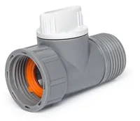 adapter mit Ventil, 3/4" Innen- und Außengewinde, WL-2232, WHITE LINE