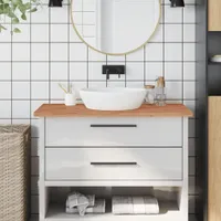 Einfachen Design & Stilvol Waschtischplatte 100x60x2,5 cm Massivholz Buche Tischplatten - 1parcel