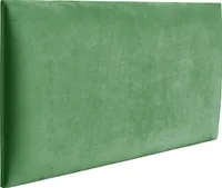 RAVIO Wandpaneel Wandkissen als Kopfteil für Bett 3D Wandverkleidung mit Schaumstoff Wandpolster Wanddeko (70 x 30 cm, Farbe: Saftig Grün - Magic Velvet 2235)
