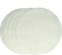 vhbw 5x Feinfilter kompatibel mit Nilfisk-Alto 130, 115, 950, 135, Ergo Clean, Euro, GD 930 G Panther, GD 930 Staubsauger - Vliesfilter Weiß, Rund