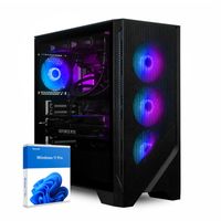 dcl24 Gaming PC AMD Ryzen 7 7800X3D, RTX4070 12GB - 1000GB SSD, 32GB DDR5, RGB Gamer PC mit 8x5.0 GHz, Rechner mit WLAN, Computer mit Windows 11 Pro