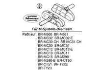 Bremsschuhe Shimano M65T für Canti für BRM560/561/290/MC32/31/30/15/12/11