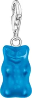 Thomas Sabo 2181-017-1 Blauer Charm Goldbären Anhänger Silber Damen