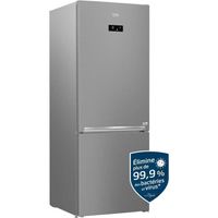BEKO RCNE560E40ZLXPHUN - Kombinierter Kühlschrank - 508L (350 + 158L) - Umluftkühlung - L70xH192cm - Edelstahl