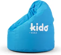 Kido By Diablo Kindersitzsack mit Füllung Sitzsack Gaming Sessel Beanbag Farbe:  Blau