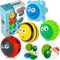 MalPlay Sensorik-Bälle | Spielzeug für Kleinkinder | Mehrfarbig | Weich | Mit fröhlichen Gesichtern | ab 6 Monaten