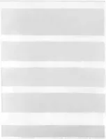 Gardine Raffoptik mit Stangendurchzug, Größe: 80x110cm, Farbe: Weiß