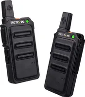 Retevis RT619 PMR446 Walkie Talkie Wiederaufladbares, mit 1300mAh Akku 16 CH, VOX  CTCSS & DCS, Tragbare Funkgerät, Ostergeschenke Kinder