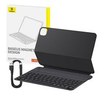 Etui Z Klawiaturą Baseus Brilliance Series Na Ipad Pro 12.9'' (2022/2021/2020/2019) + Kabel Usb-C - Czarne