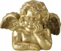 Engel Figur dekorativ gold 33 cm