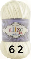 Alize Velluto, 100g/68m 62 light cream