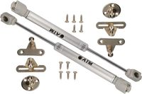 KOTARBAU® 2er Set Möbel Gasdruckfeder 150 N Hydraulikfeder Gasfeder Möbel Klappenbeschlag Hydraulische Gasfeder Silber