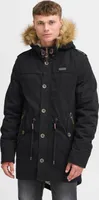 INDICODE IDPulsoor Herren Winterjacke Parka Mantel gefüttert mit Teddy-Futter Fellkapuze Pattentaschen Baumwollmischung Regular fit