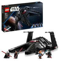 LEGO 75336 Star Wars Die Scythe - Transportschiff des Großinquisitors, Spielzeug-Raumschiff mit 2 Shootern, Ben Kenobi Minifigur und Lichtschwertern, Obi-Wan Kenobi Set