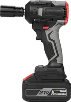 akumulátorový rázový utahovák 21 V, maximální krouticí moment 350 Nm, bezkartáčový šroubovák 1/2 palce, elektrický šroubovák pro domácnost, se 17 kusy příslušenství