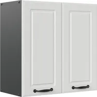 Vicco Hängeschrank R-Line, 60 cm, Weiß Landhaus/Anthrazit