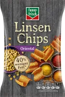 funny fresh Chrupki z soczewicy orientalne chrupiące pikantne wegetariańskie 90g