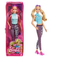 Barbie Fashionistas Puppe mit Malibu Top und Leggings, Anziehpuppe
