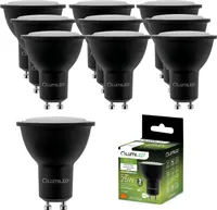 LUMILED GU10 LED, 3W žárovka 270 lumenů, 4000K neutrální bílá žárovka reflektor, nahrazuje 25W halogenové žárovky, 120° úhel vyzařování reflektorů reflektorů 10 kusů energeticky úsporných žárovek